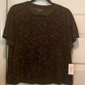 NWT Banana Republic leopard print top